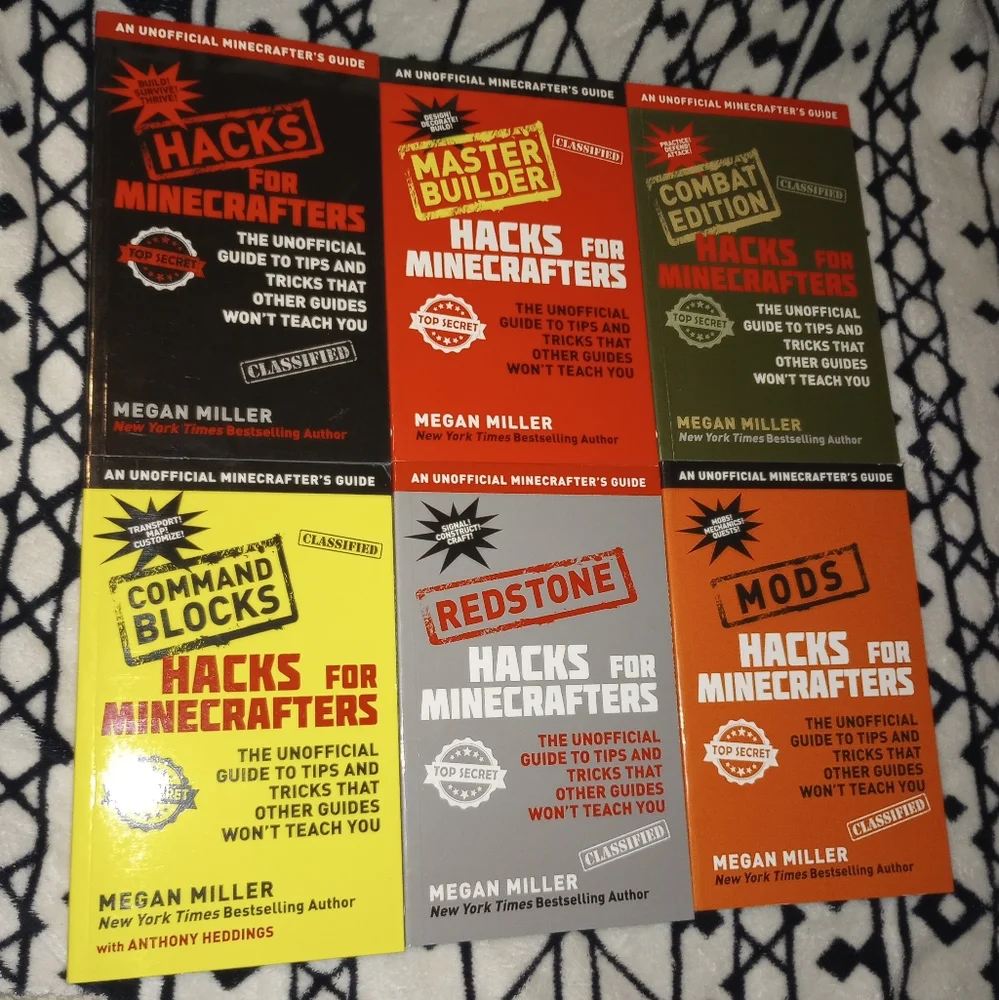 Hacks for Minecrafters Box Set of 6 Strategy Guides
